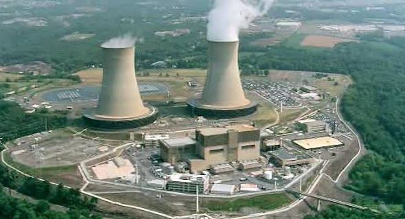 Ovni près de la centrale nucléaire de Limerick en Pennsylvanie Capture