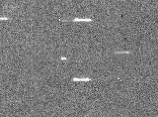 Image : WT1190F photographié par un télescope de l'université d'Hawaii, le 9 octobre dernier. Credits: B. Bolin, R. Jedicke, M. Micheli.